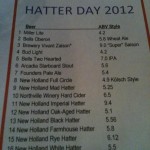 Hatter Day Lineup 2012